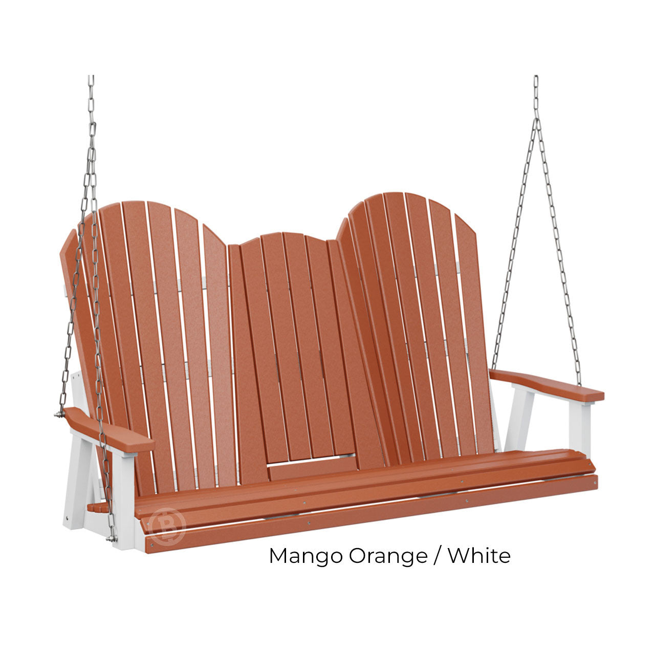 Berlin Gardens Comfo-Back Three Seat Swing w/Console (Stainless Chains)