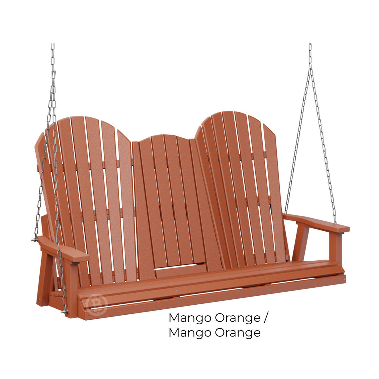 Berlin Gardens Comfo-Back Three Seat Swing w/Console (Stainless Chains)