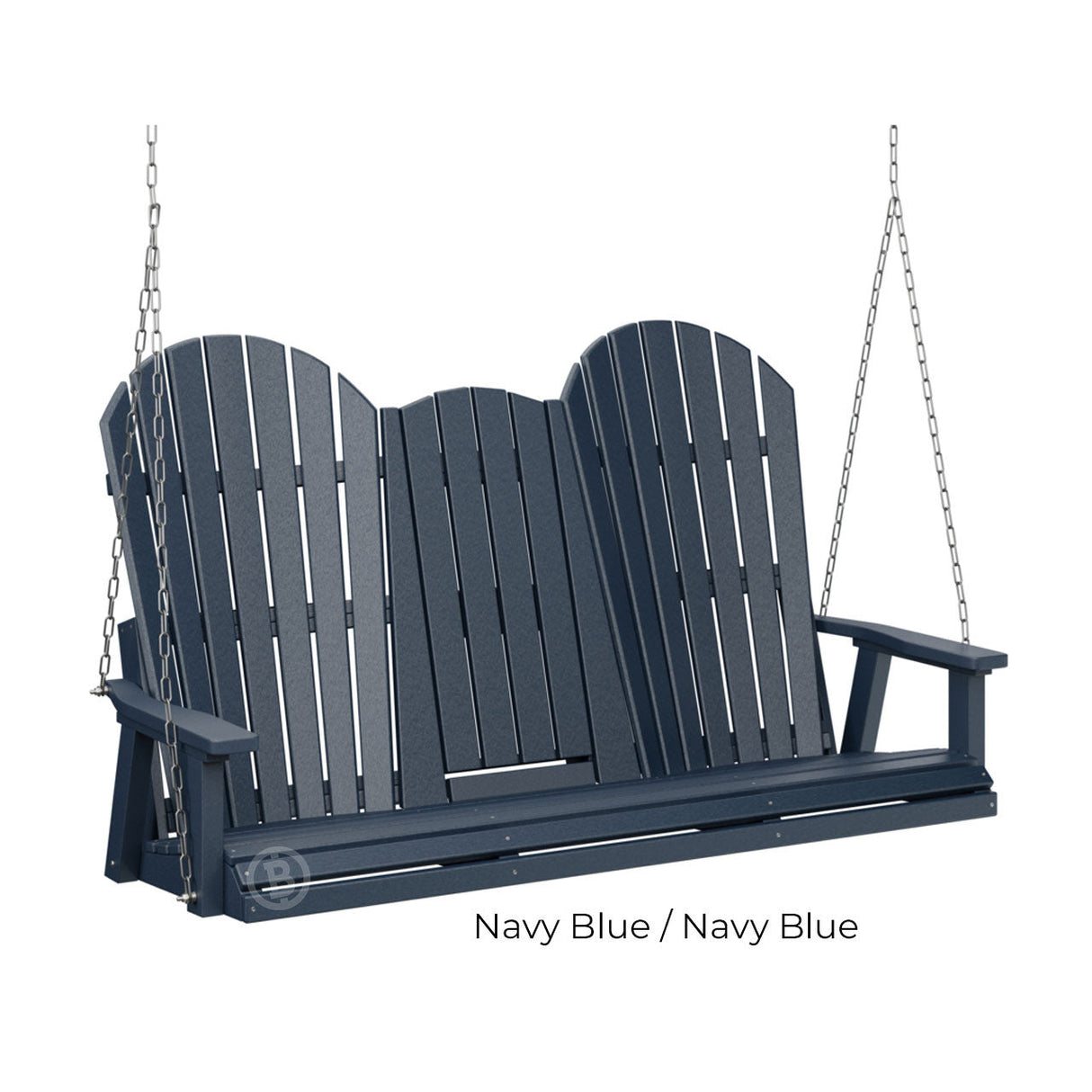 Berlin Gardens Comfo-Back Three Seat Swing w/Console (Stainless Chains)