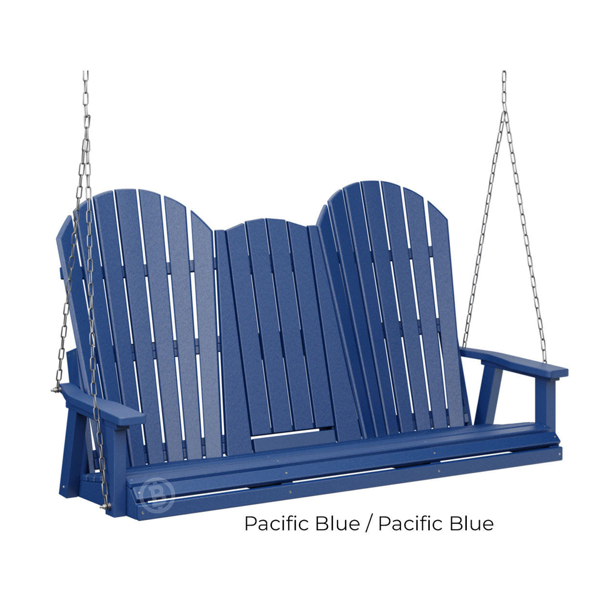 Berlin Gardens Comfo-Back Three Seat Swing w/Console (Stainless Chains)