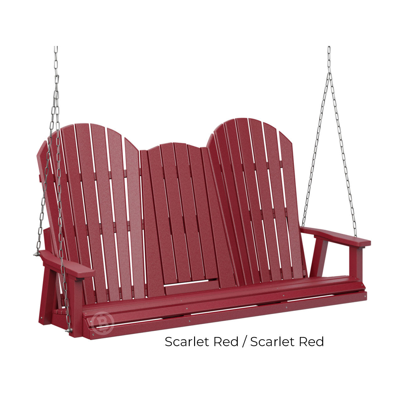 Berlin Gardens Comfo-Back Three Seat Swing w/Console (Stainless Chains)