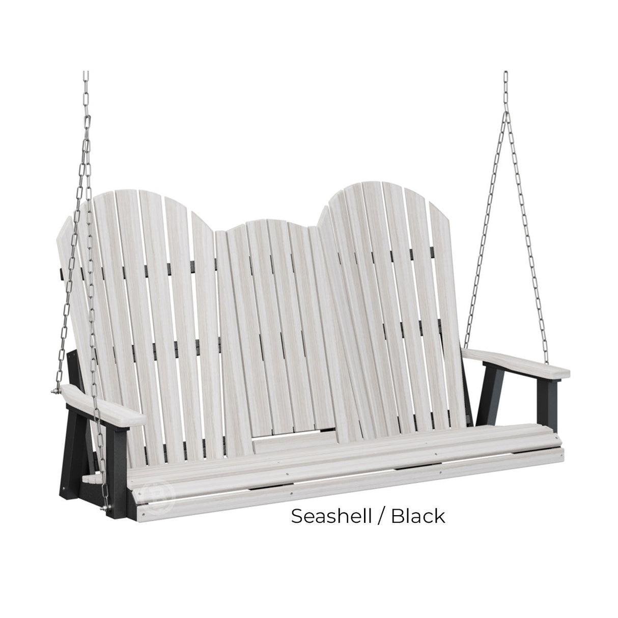 Berlin Gardens Comfo-Back Three Seat Swing w/Console (Stainless Chains)