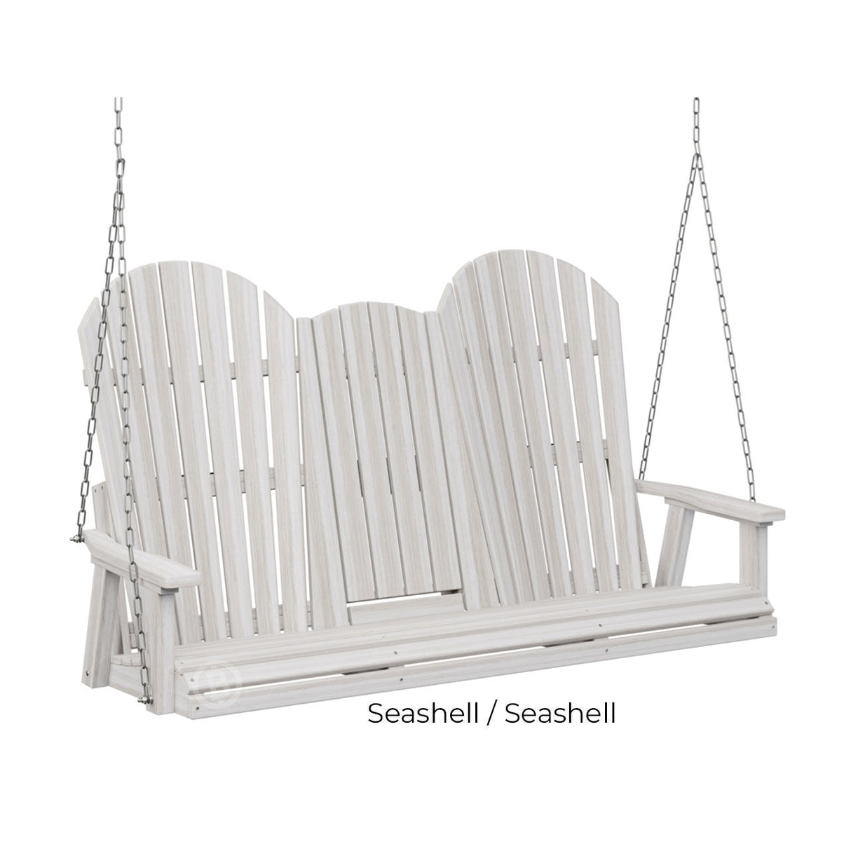 Berlin Gardens Comfo-Back Three Seat Swing w/Console (Stainless Chains)