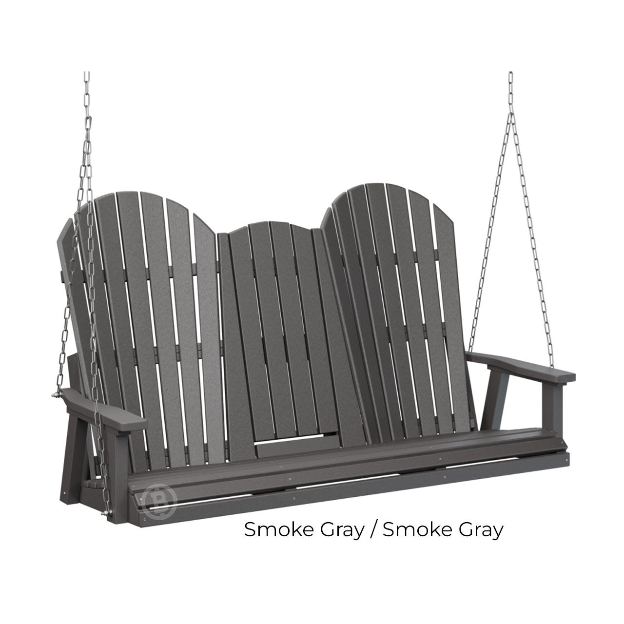 Berlin Gardens Comfo-Back Three Seat Swing w/Console (Stainless Chains)