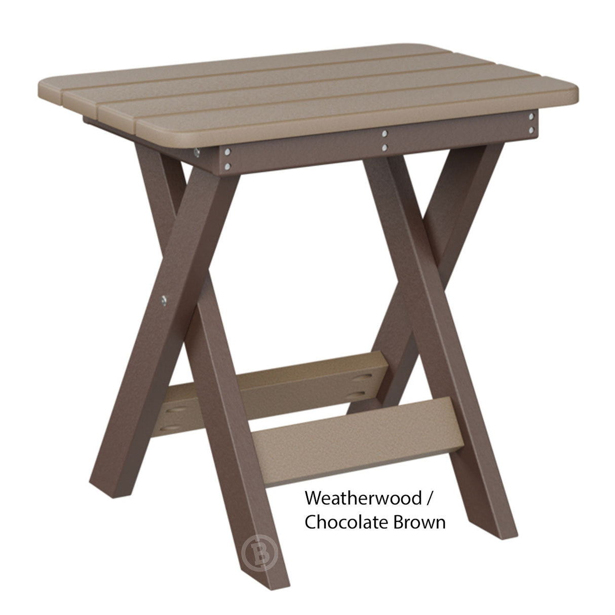 Berlin Gardens Folding End Table