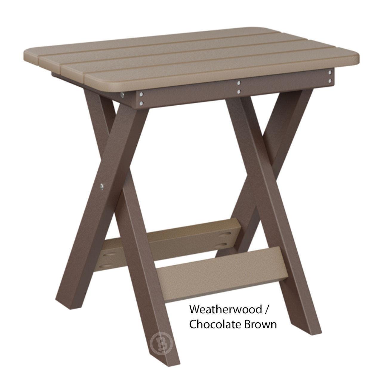 Berlin Gardens Folding End Table