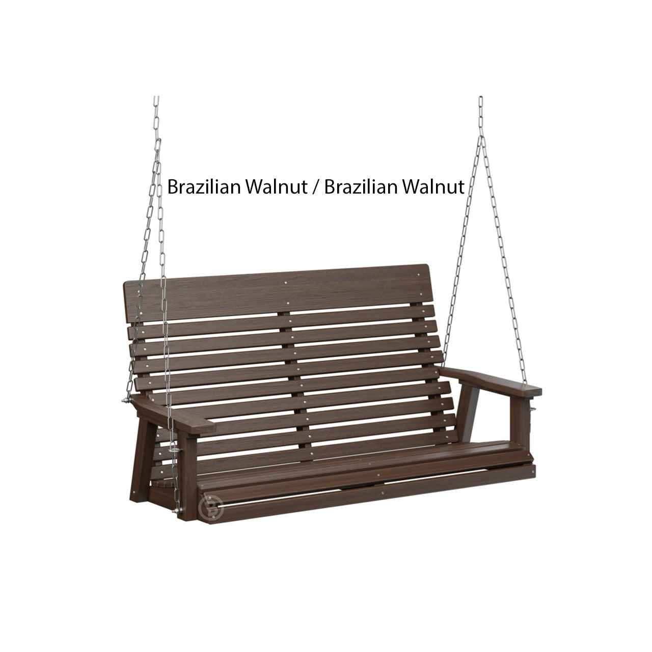 Berlin Gardens Casual-Back Double Swing (Zinc Chains)