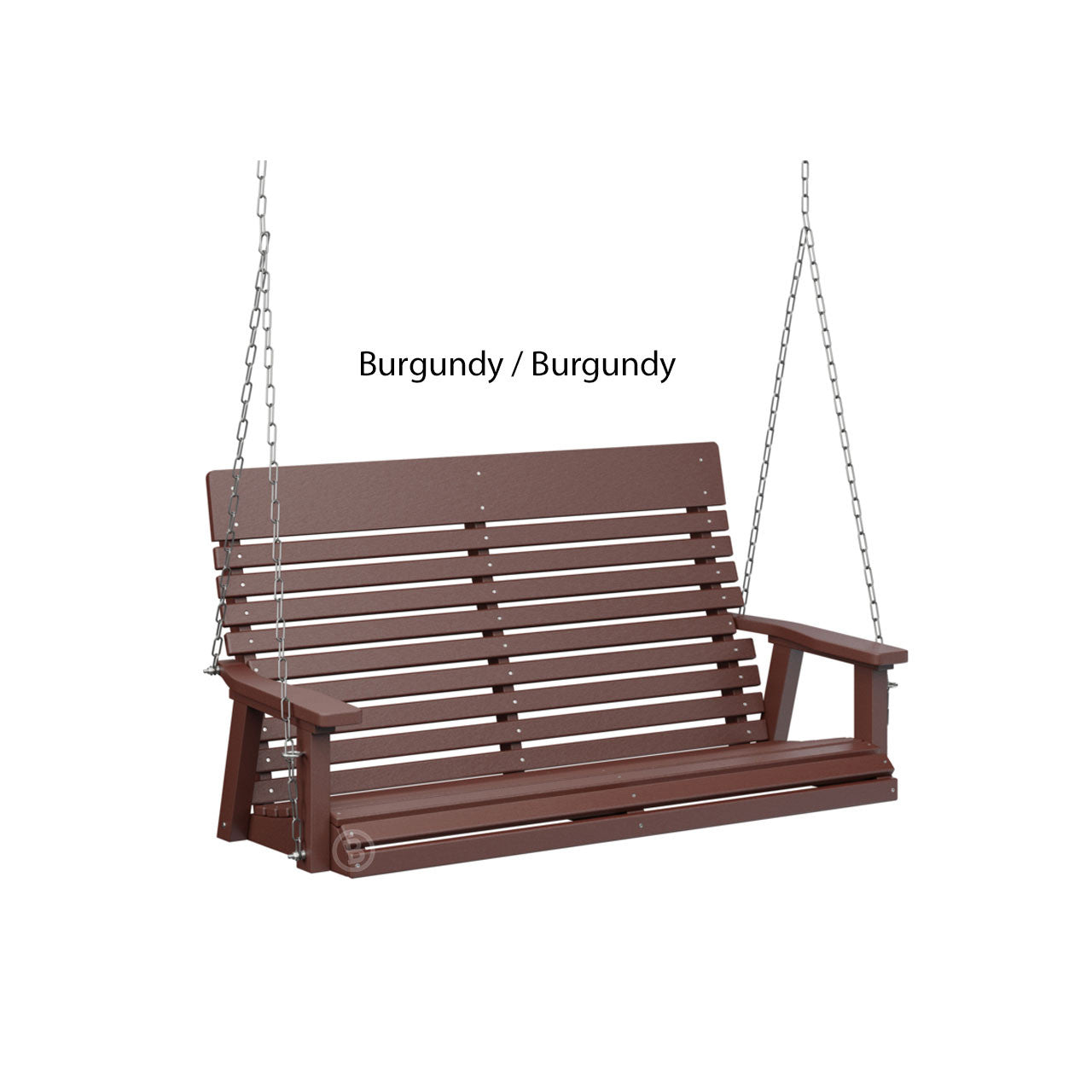 Berlin Gardens Casual-Back Double Swing (Zinc Chains)