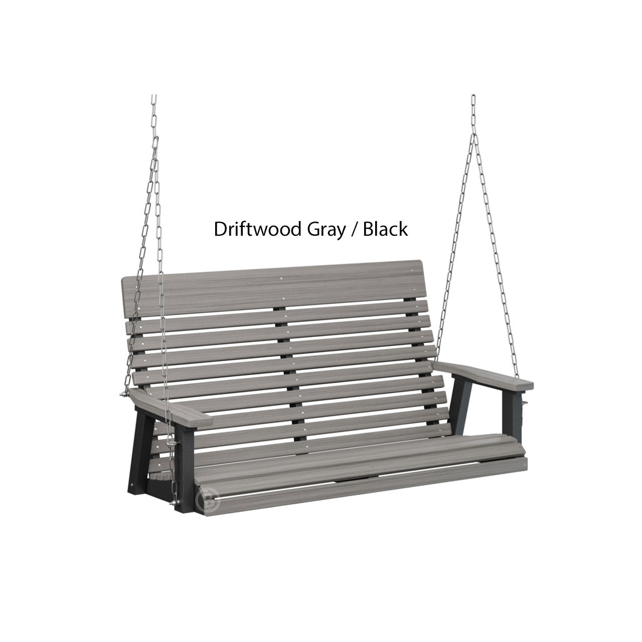 Berlin Gardens Casual-Back Double Swing (Zinc Chains)