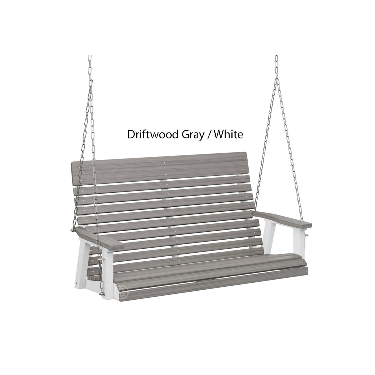 Berlin Gardens Casual-Back Double Swing (Zinc Chains)