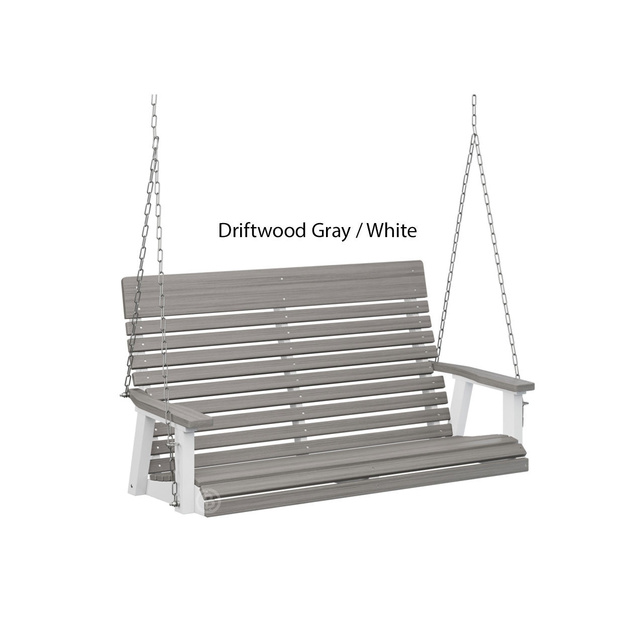 Berlin Gardens Casual-Back Double Swing (Zinc Chains)