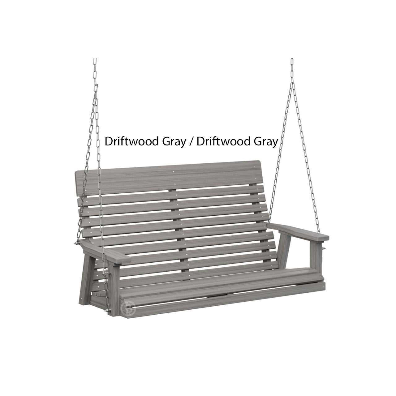 Berlin Gardens Casual-Back Double Swing (Zinc Chains)