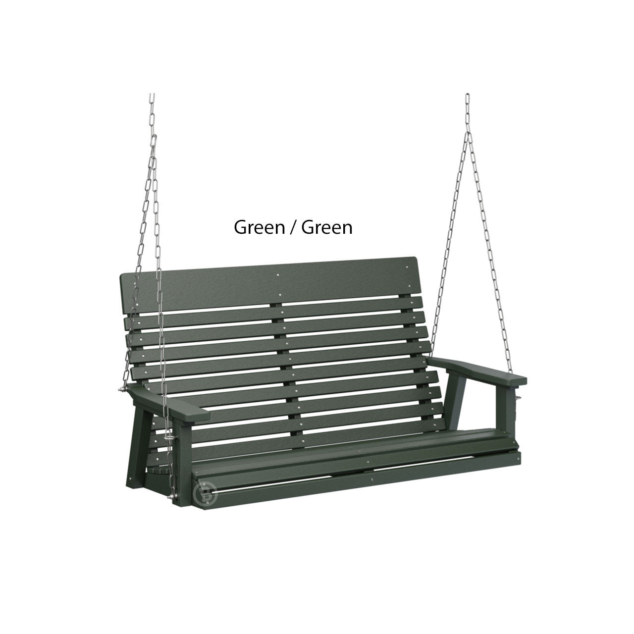 Berlin Gardens Casual-Back Double Swing (Zinc Chains)