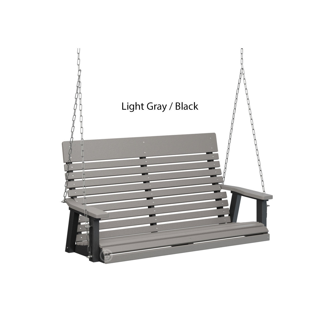 Berlin Gardens Casual-Back Double Swing (Zinc Chains)