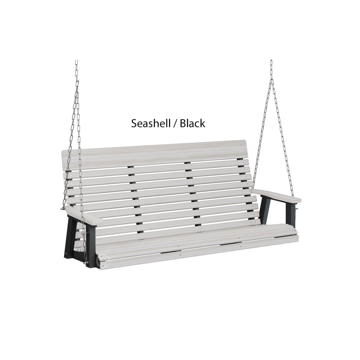 Berlin Gardens Casual-Back Three Seat Swing (Zinc Chains)