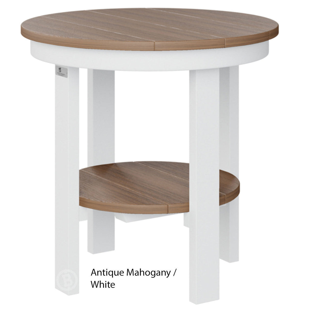 Berlin Gardens Round End Table Dining Height