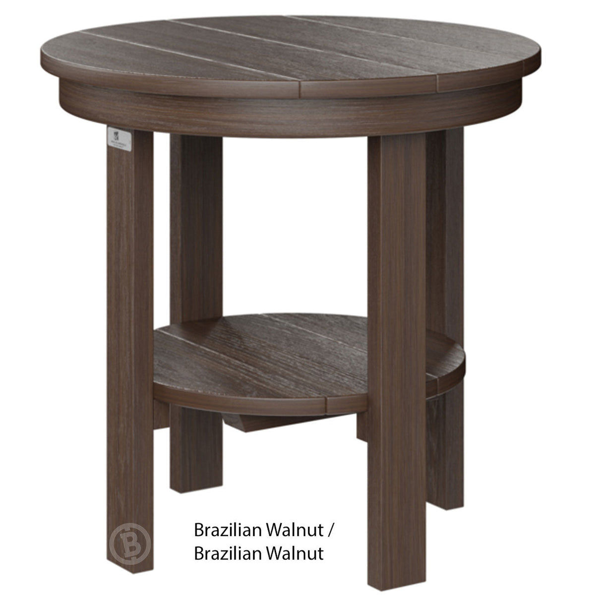 Berlin Gardens Round End Table Dining Height