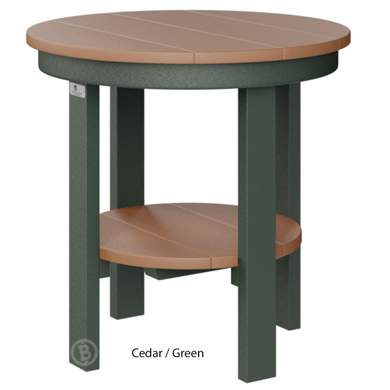 Berlin Gardens Round End Table Dining Height
