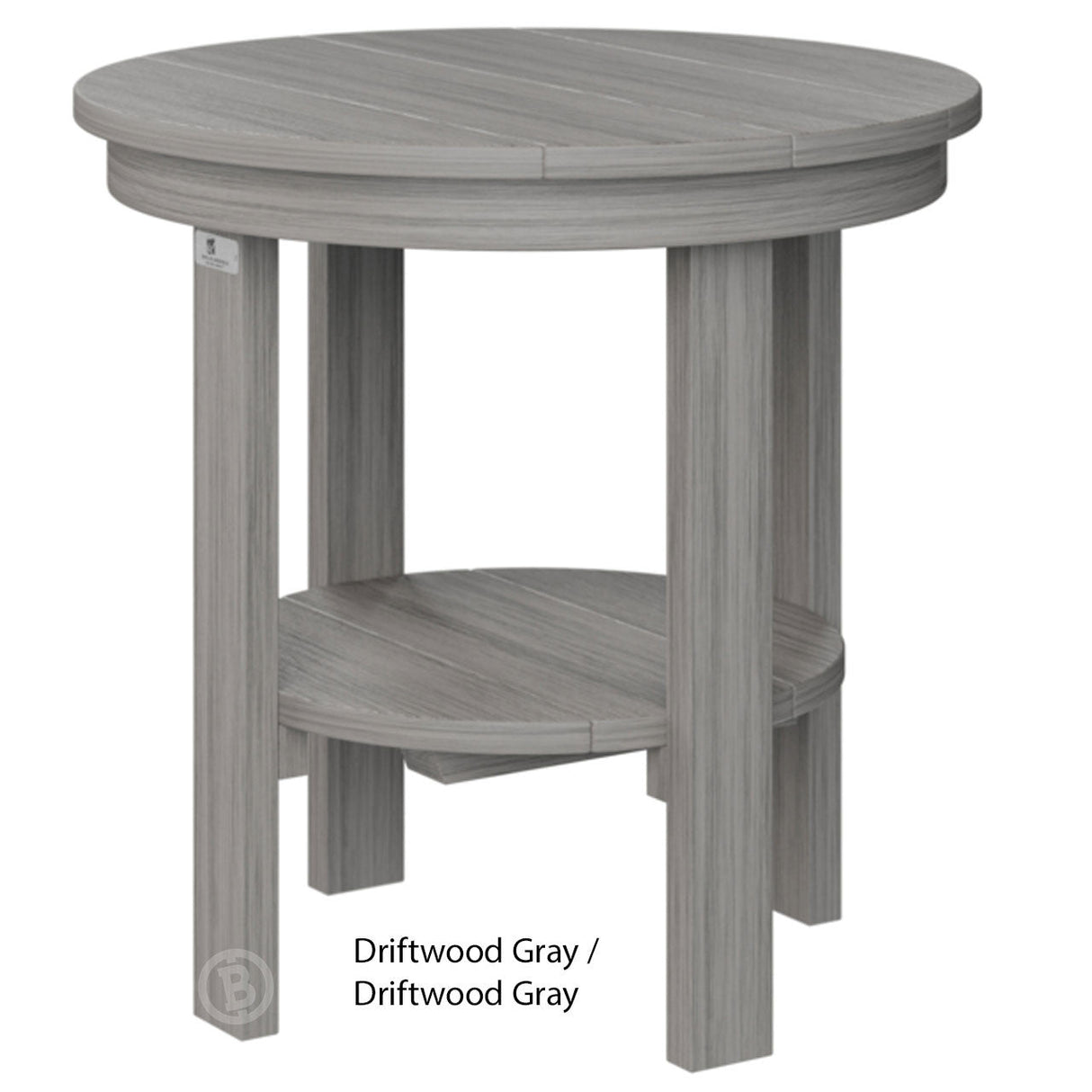 Berlin Gardens Round End Table Dining Height