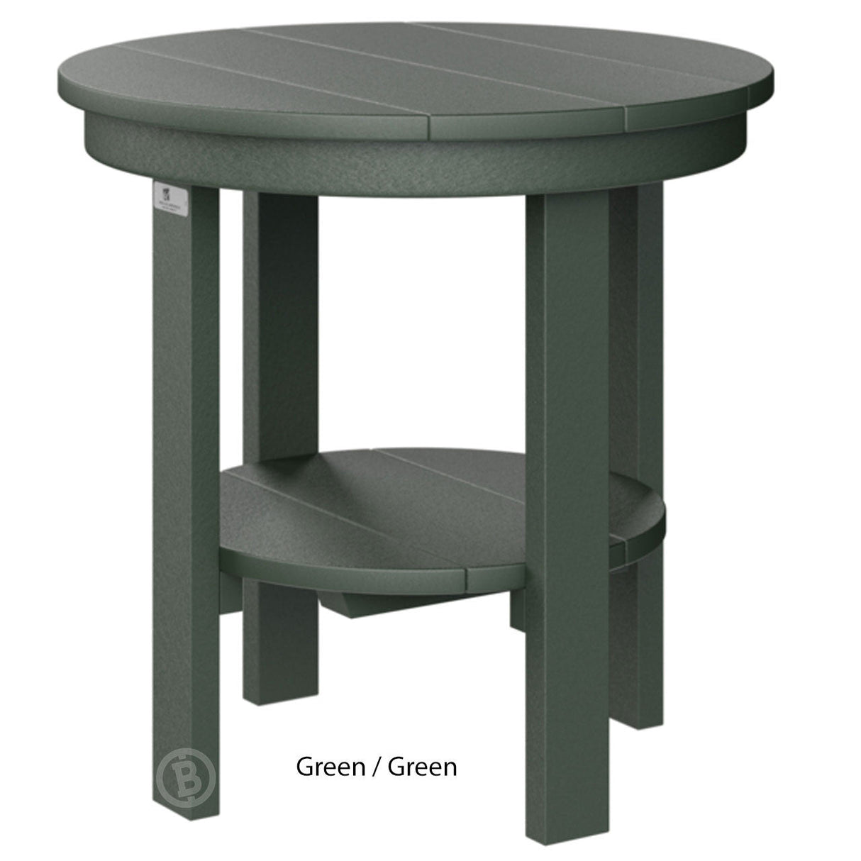 Berlin Gardens Round End Table Dining Height