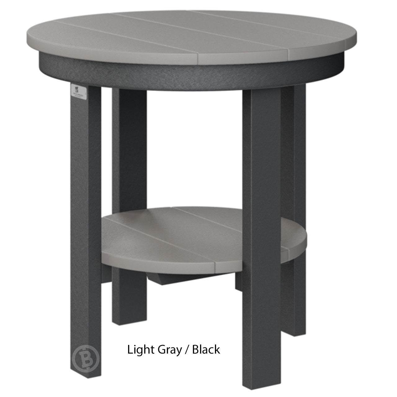 Berlin Gardens Round End Table Dining Height