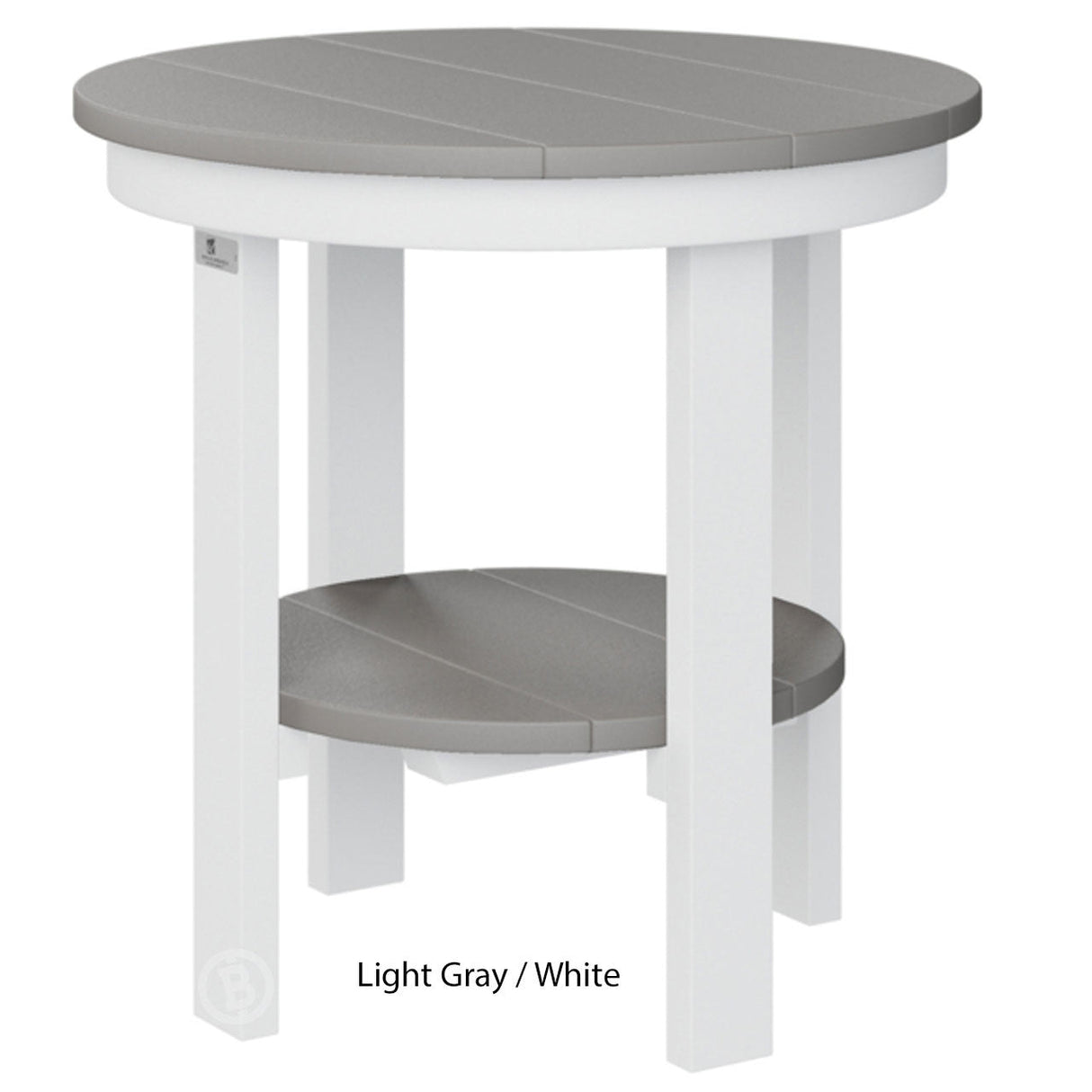 Berlin Gardens Round End Table Dining Height