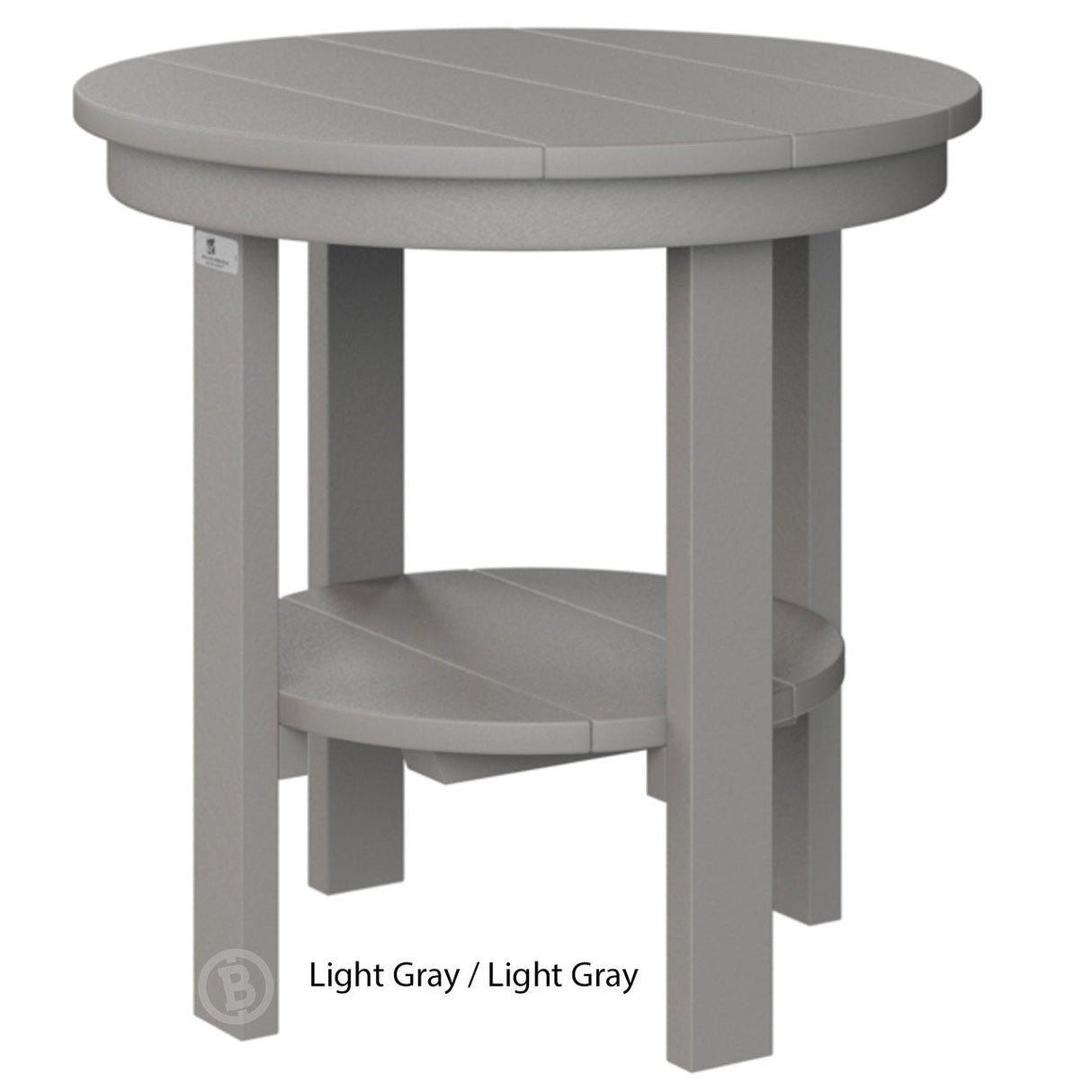 Berlin Gardens Round End Table Dining Height
