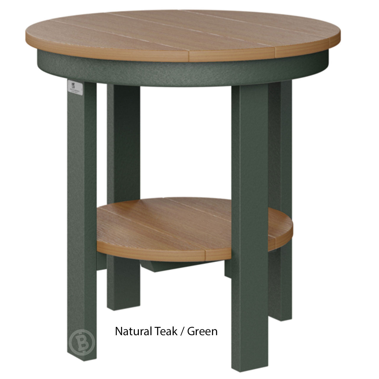 Berlin Gardens Round End Table Dining Height
