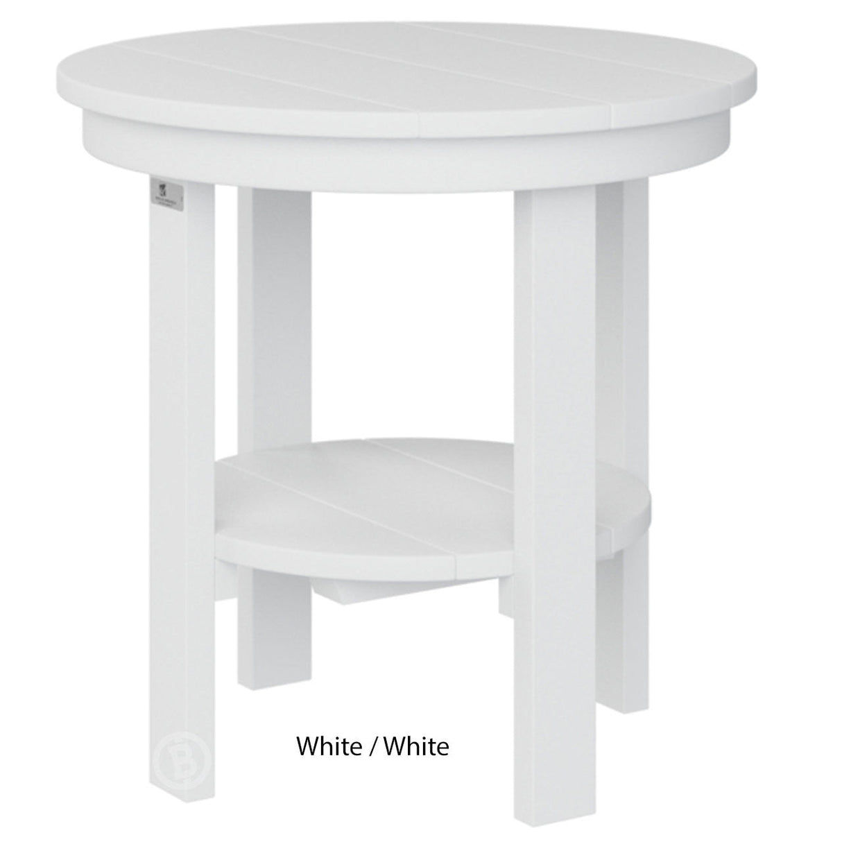 Berlin Gardens Round End Table Dining Height