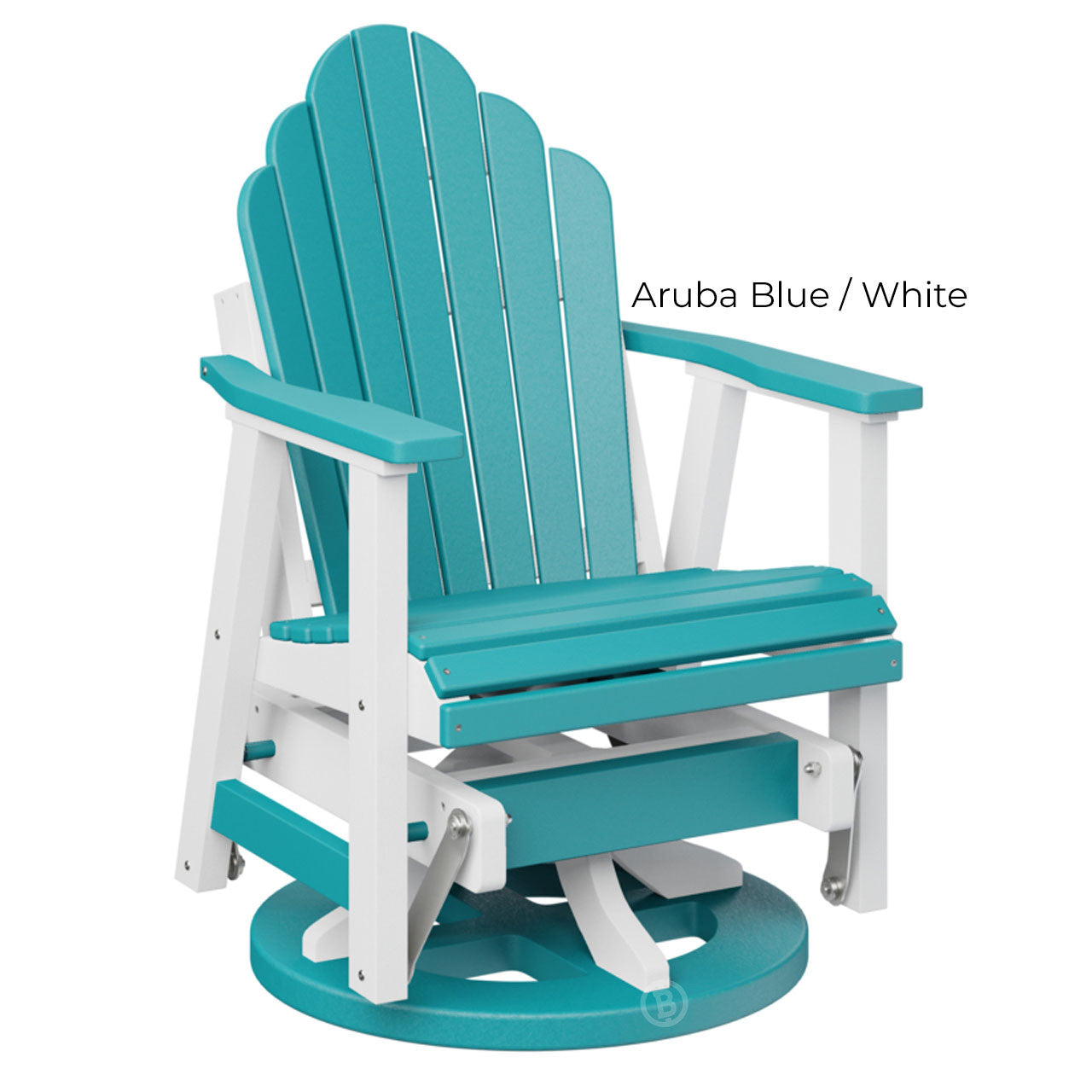 Berlin Gardens Cozi-Back Swivel Glider