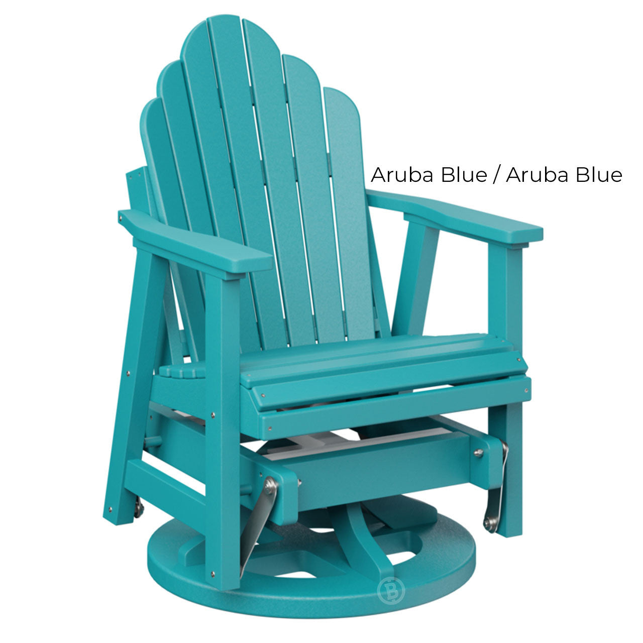 Berlin Gardens Cozi-Back Swivel Glider