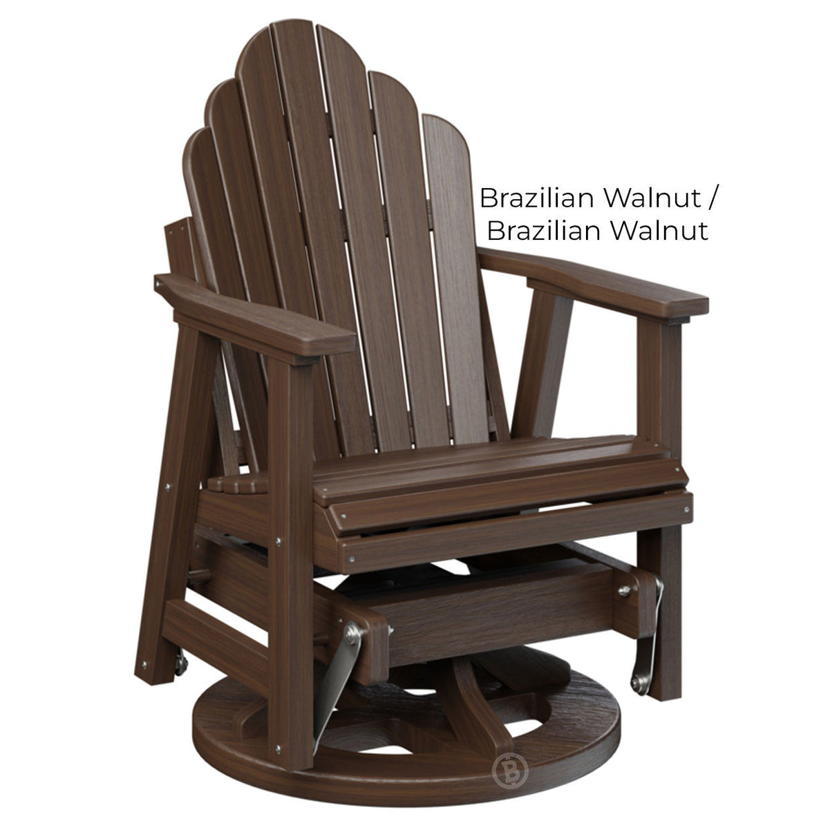 Berlin Gardens Cozi-Back Swivel Glider