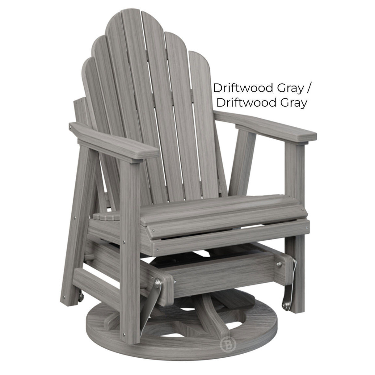 Berlin Gardens Cozi-Back Swivel Glider