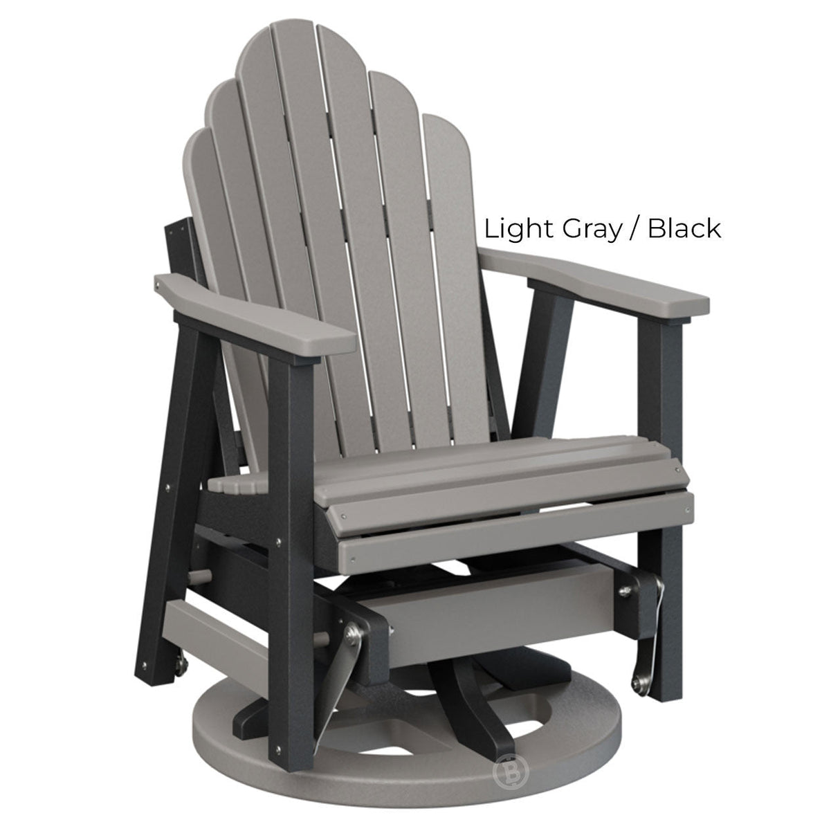 Berlin Gardens Cozi-Back Swivel Glider