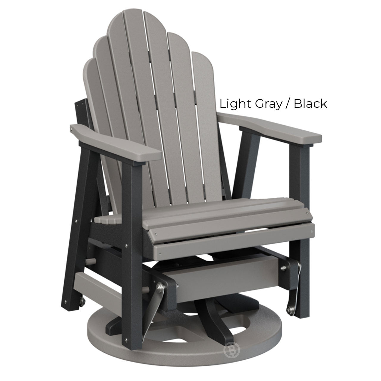 Berlin Gardens Cozi-Back Swivel Glider