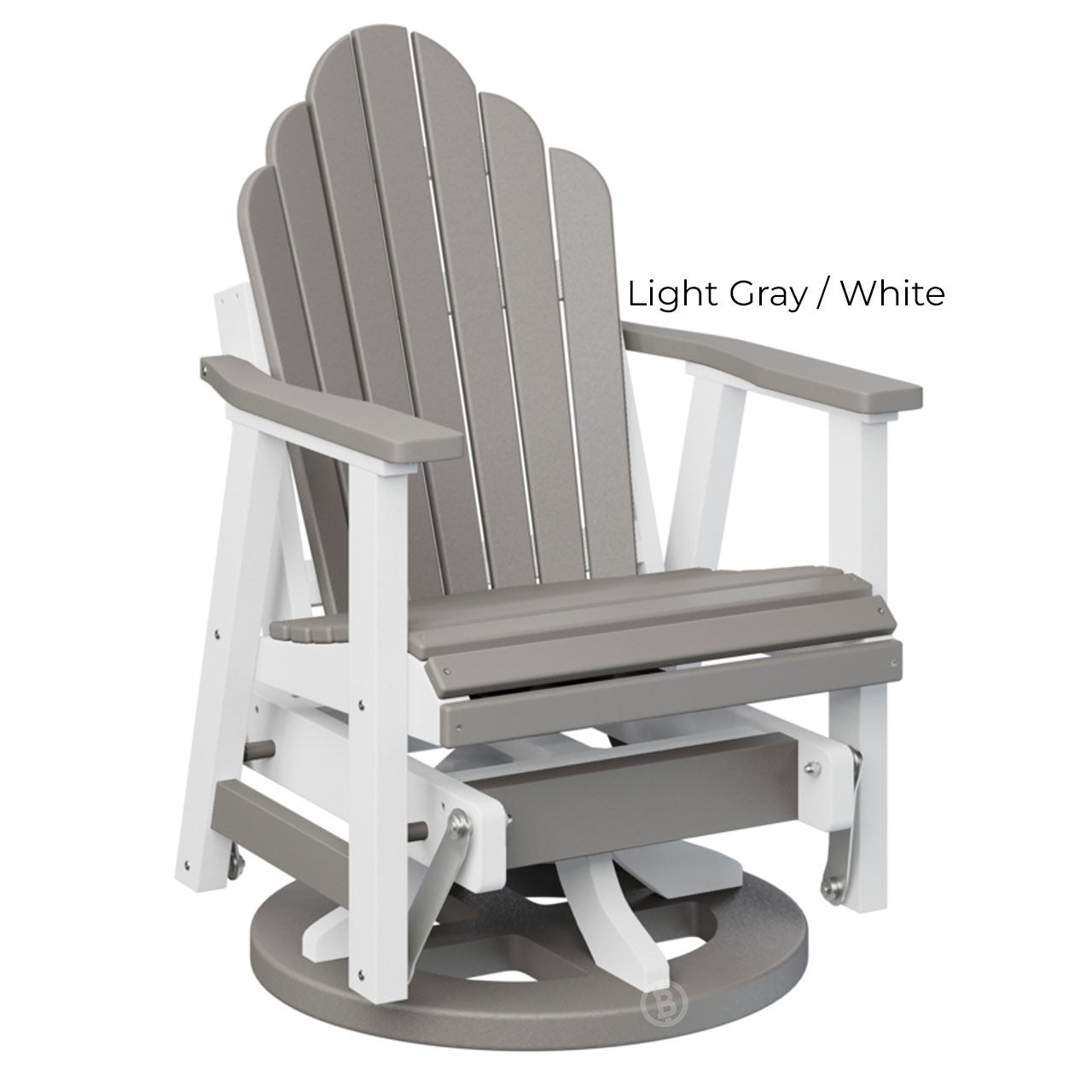 Berlin Gardens Cozi-Back Swivel Glider