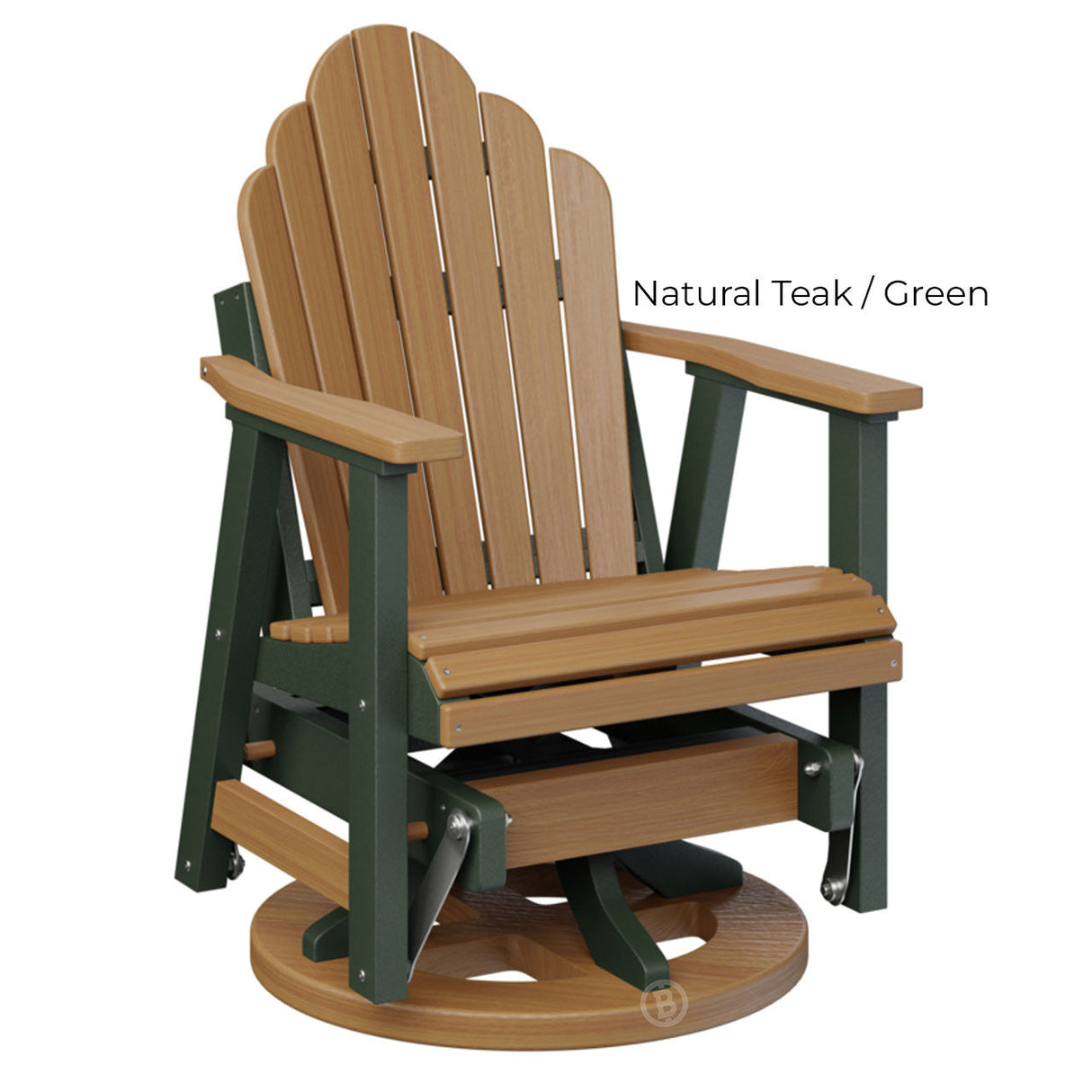 Berlin Gardens Cozi-Back Swivel Glider