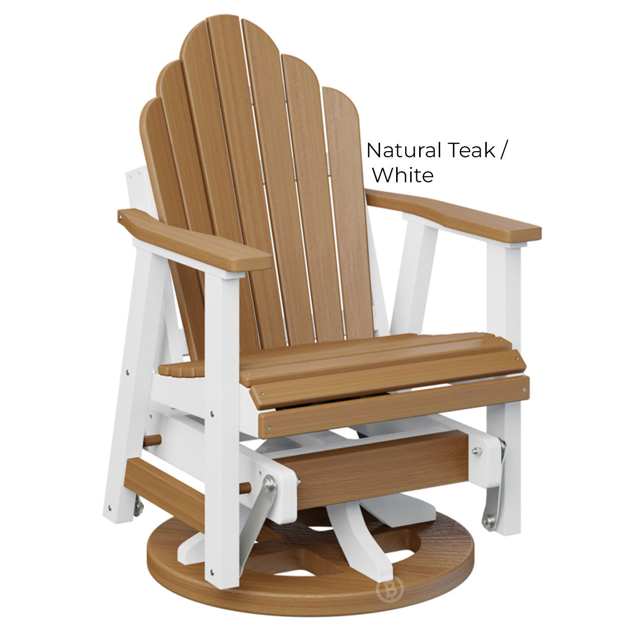 Berlin Gardens Cozi-Back Swivel Glider