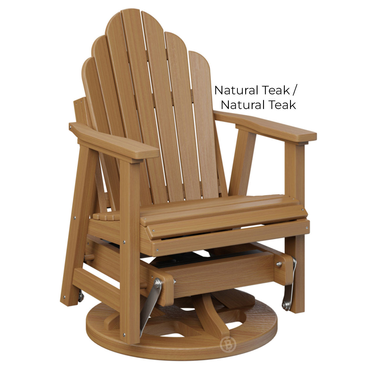 Berlin Gardens Cozi-Back Swivel Glider