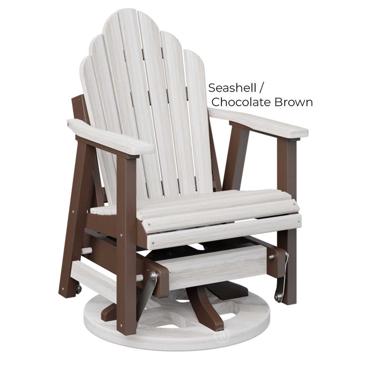 Berlin Gardens Cozi-Back Swivel Glider