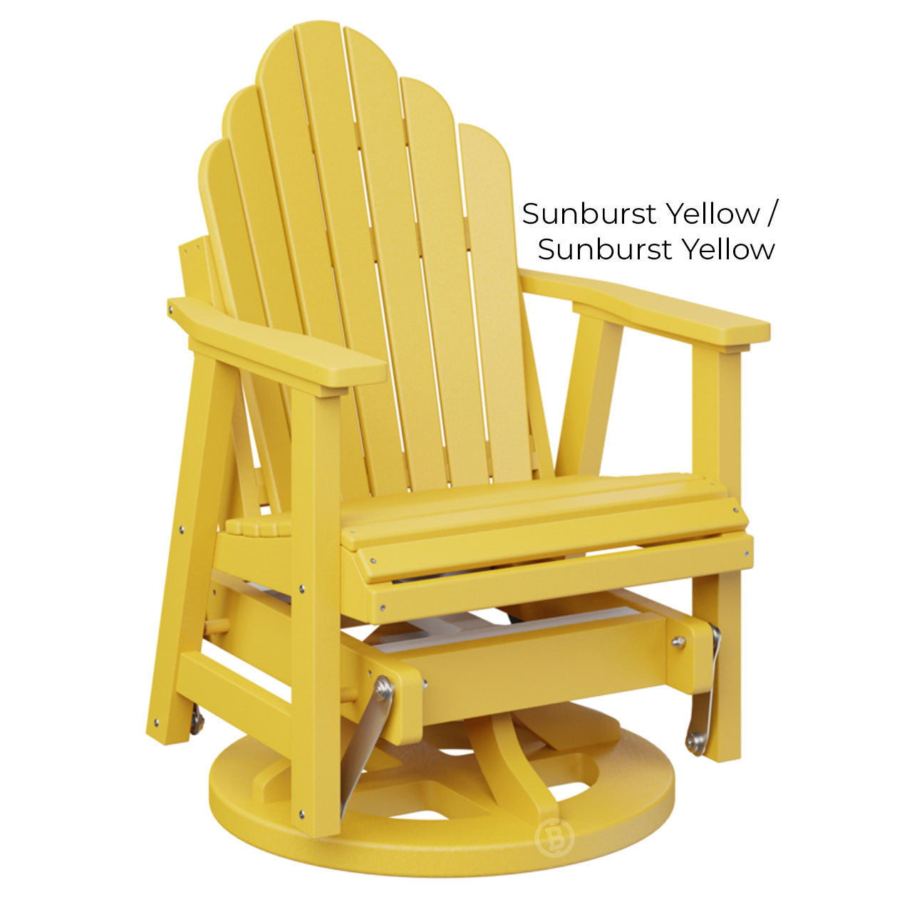 Berlin Gardens Cozi-Back Swivel Glider