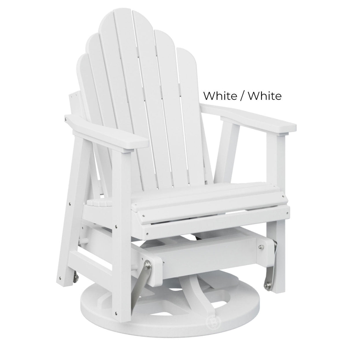 Berlin Gardens Cozi-Back Swivel Glider