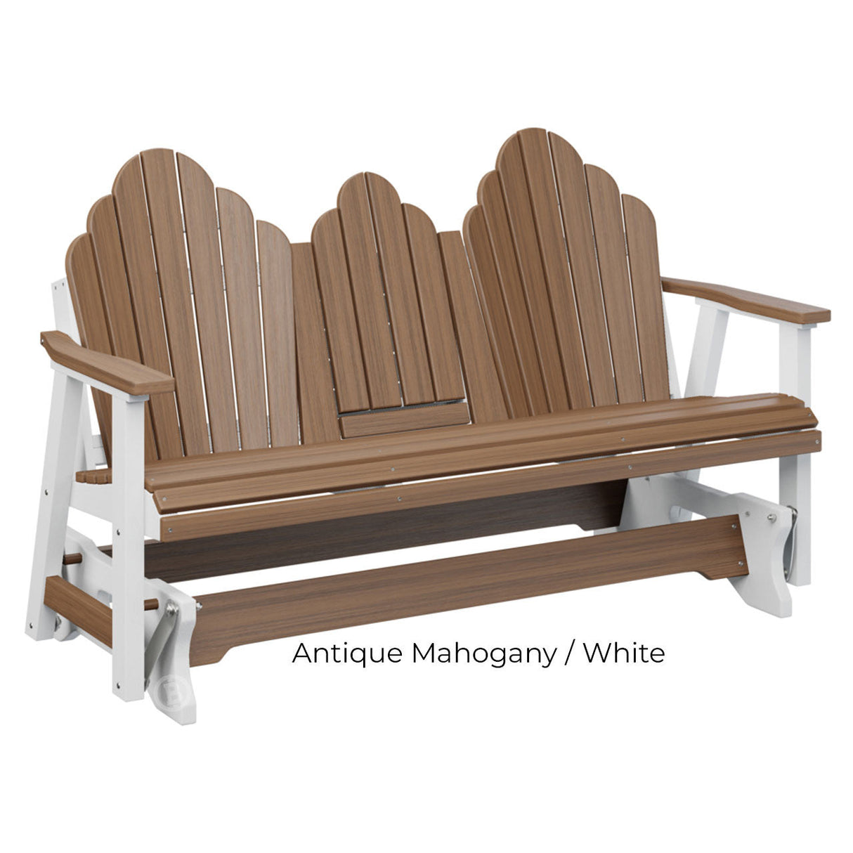 Berlin Gardens Cozi-Back Three Seat Glider w/Console