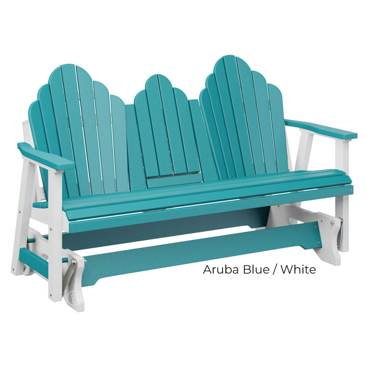 Berlin Gardens Cozi-Back Three Seat Glider w/Console