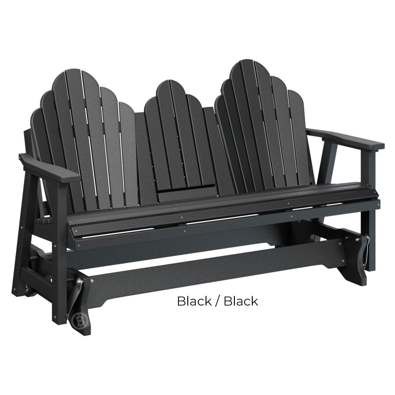 Berlin Gardens Cozi-Back Three Seat Glider w/Console