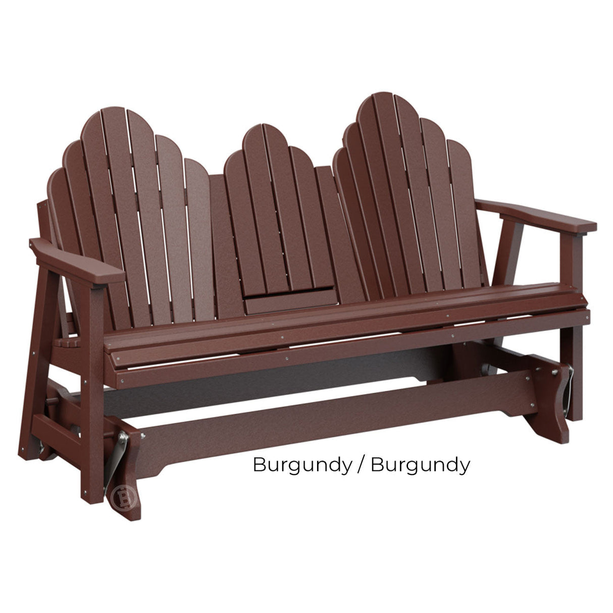 Berlin Gardens Cozi-Back Three Seat Glider w/Console