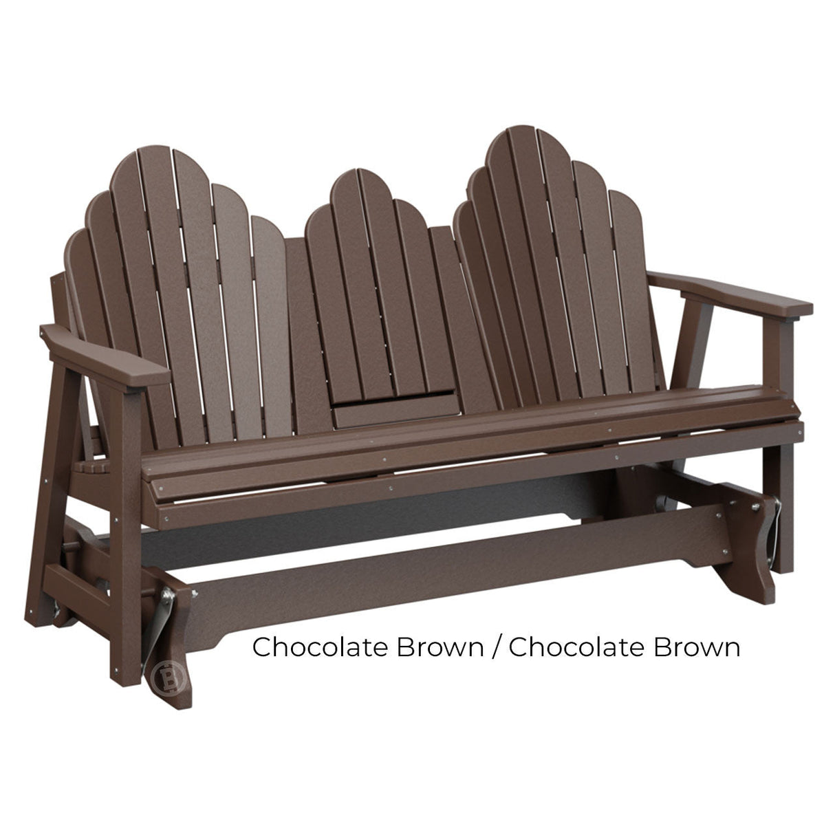 Berlin Gardens Cozi-Back Three Seat Glider w/Console