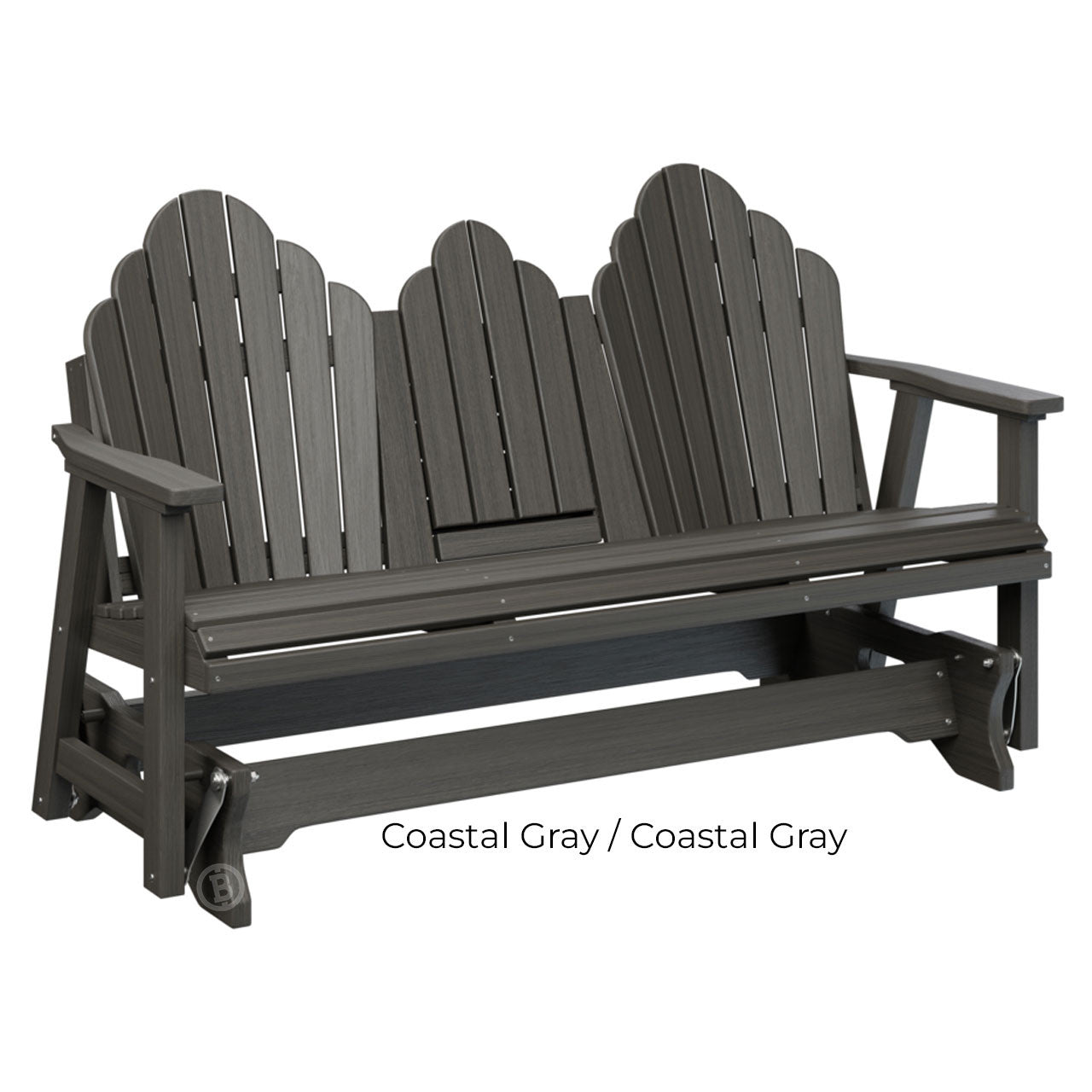 Berlin Gardens Cozi-Back Three Seat Glider w/Console