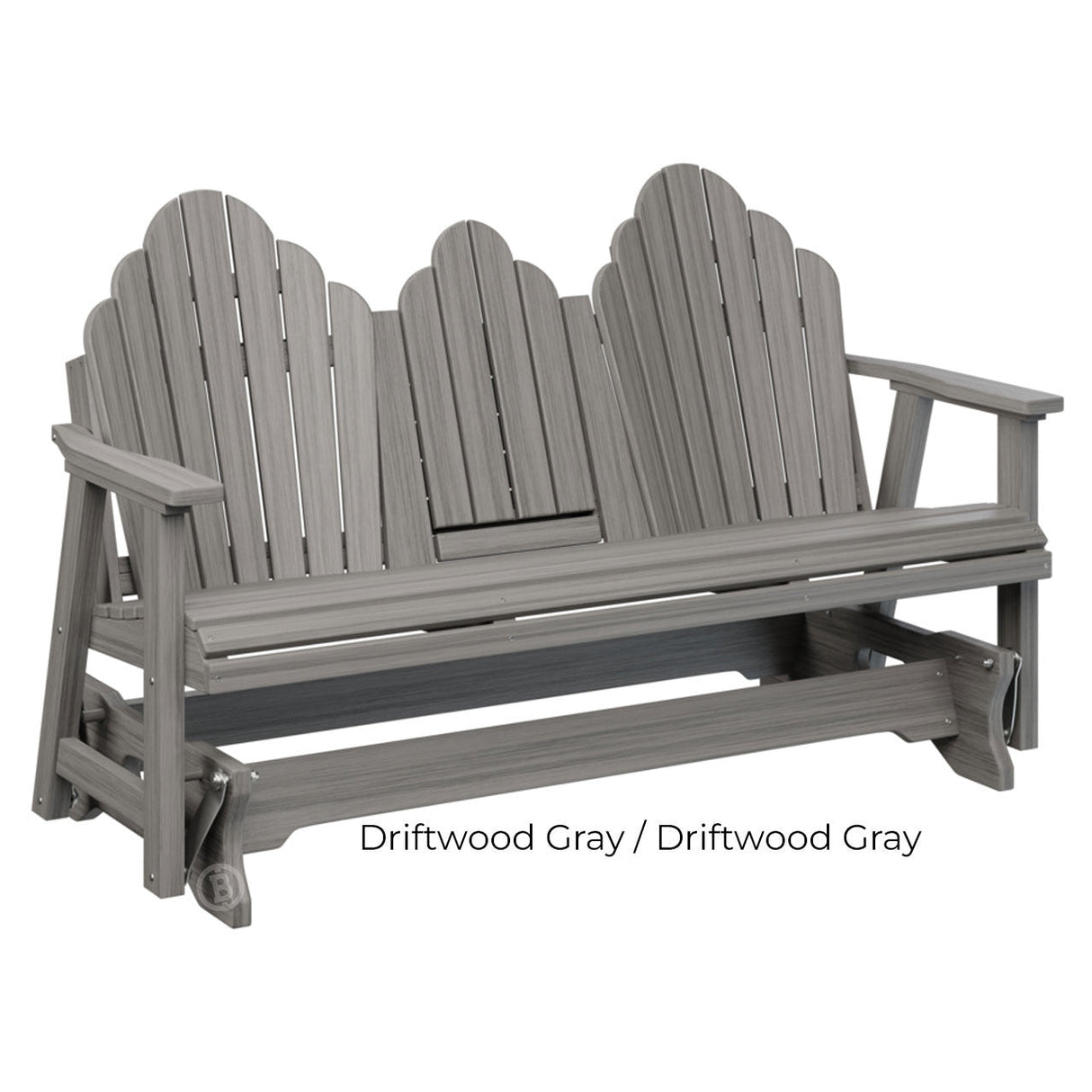 Berlin Gardens Cozi-Back Three Seat Glider w/Console