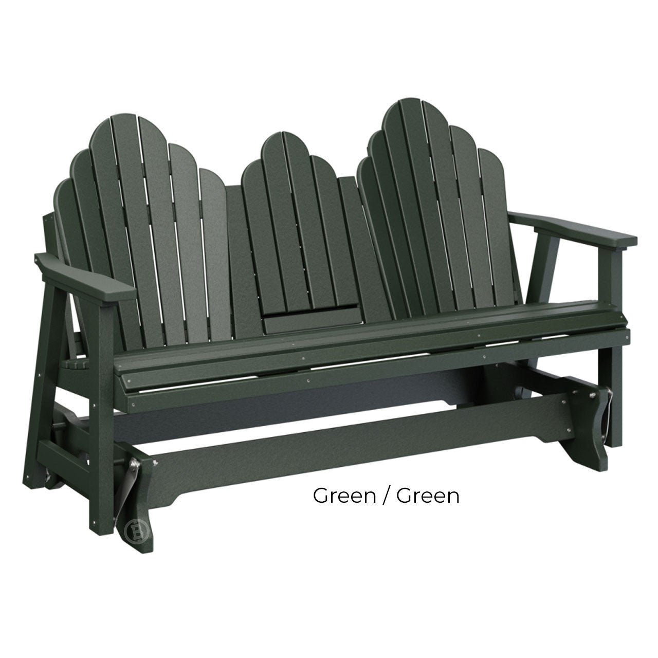 Berlin Gardens Cozi-Back Three Seat Glider w/Console